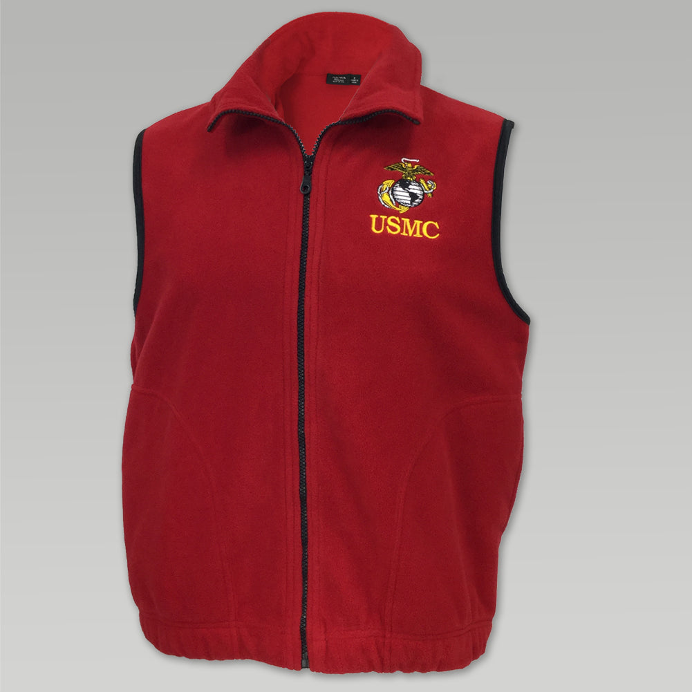Marines Microfleece Vest (Red)
