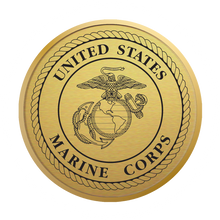 Load image into Gallery viewer, United States Marine Corps Century Gold Engraved Certificate Frame (Horizontal)