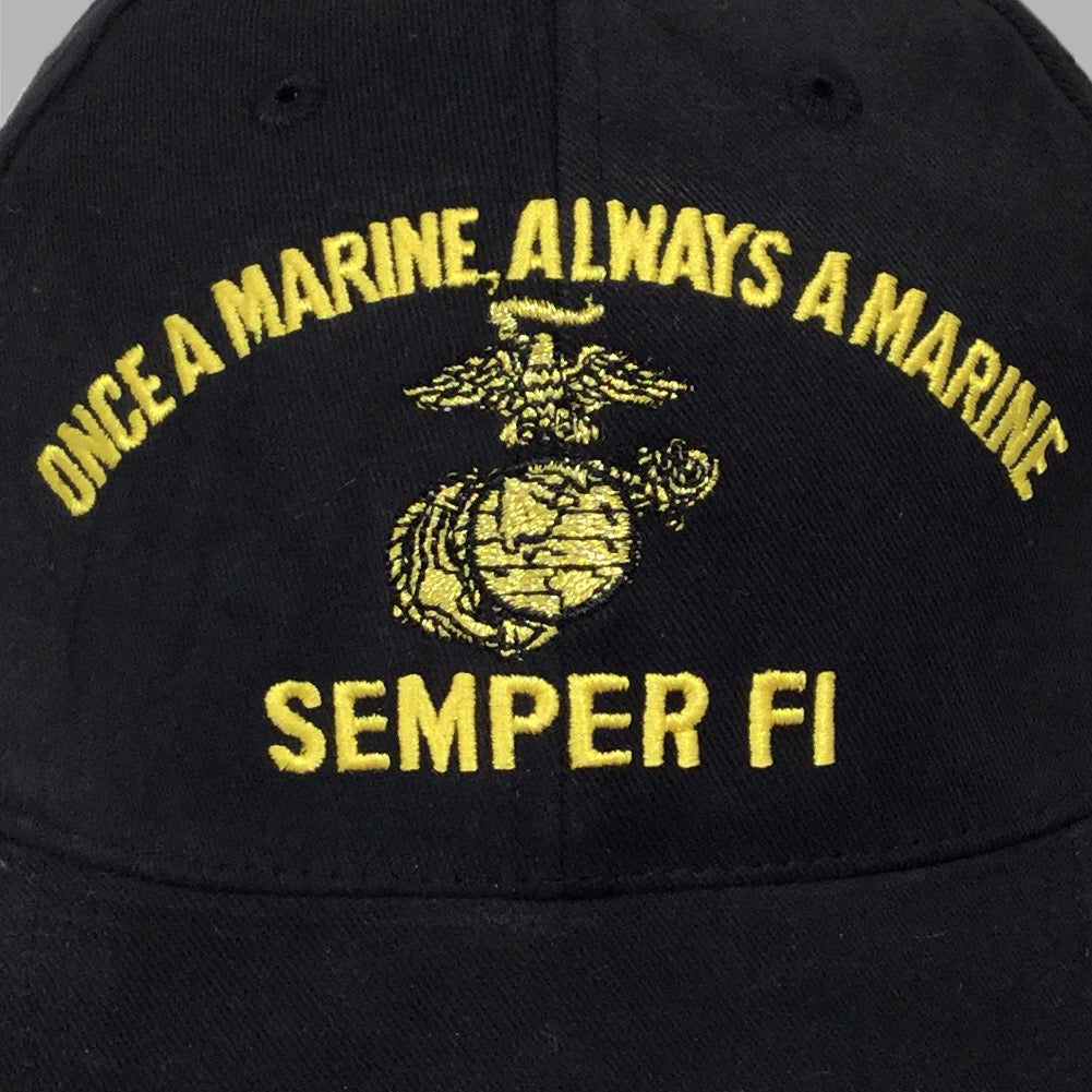 Once A Marine Always A Marine Hat(Black)
