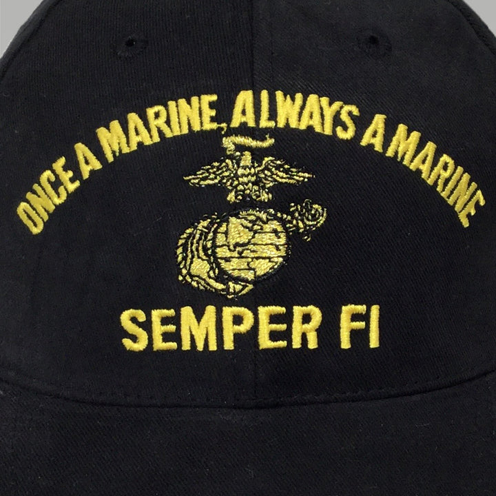 Once A Marine Always A Marine Hat (Black)