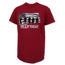Load image into Gallery viewer, RED FRIDAY USA FLAG T-SHIRT (CARDINAL) 1
