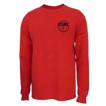 Load image into Gallery viewer, Marines Veteran Long Sleeve T-Shirt