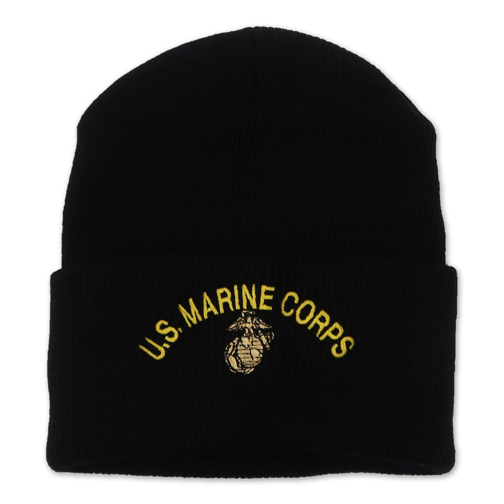 U.S Marine Corps EGA Watch Cap (Black)