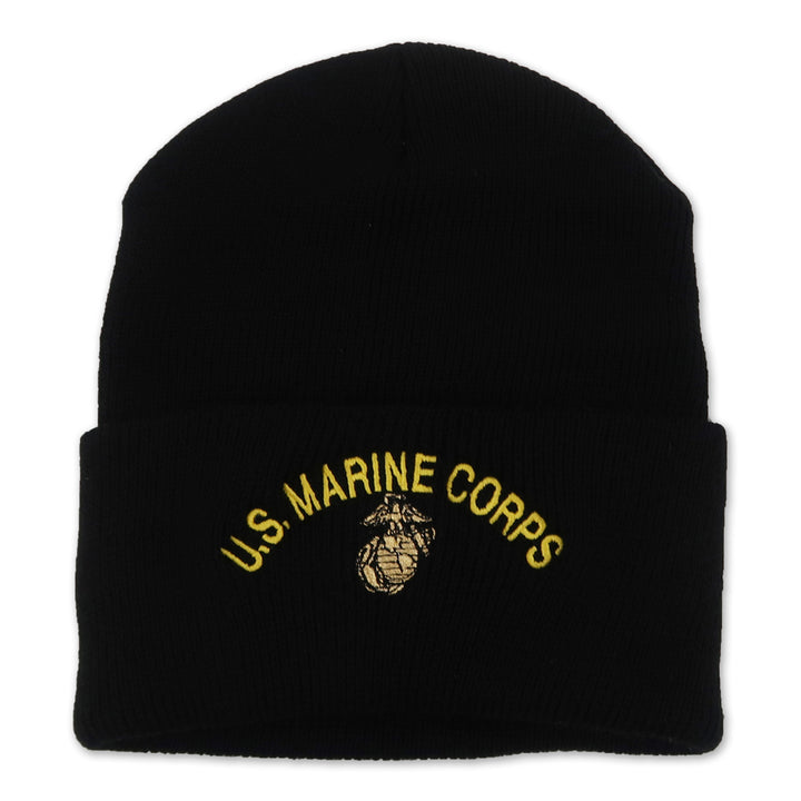 U.S Marine Corps EGA Watch Cap (Black)