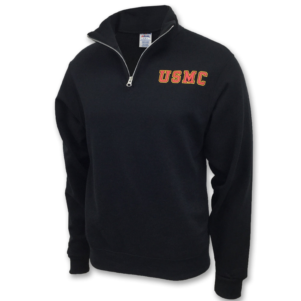 USMC 1/4 Zip Sweatshirt