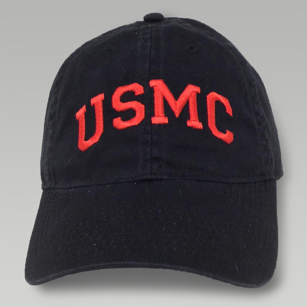 USMC ARCH HAT (BLACK) 2