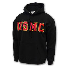 Load image into Gallery viewer, USMC Bold Block Hooded Sweatshirt
