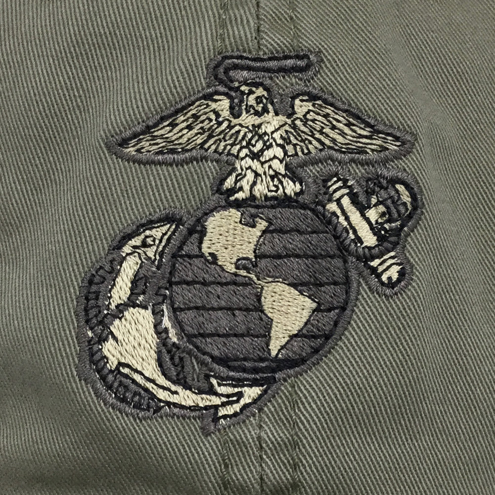 USMC EGA Veteran Twill Hat (Moss)