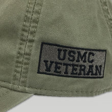 Load image into Gallery viewer, USMC EGA Veteran Twill Hat (Moss)