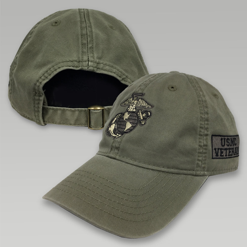 USMC EGA Veteran Twill Hat (Moss)