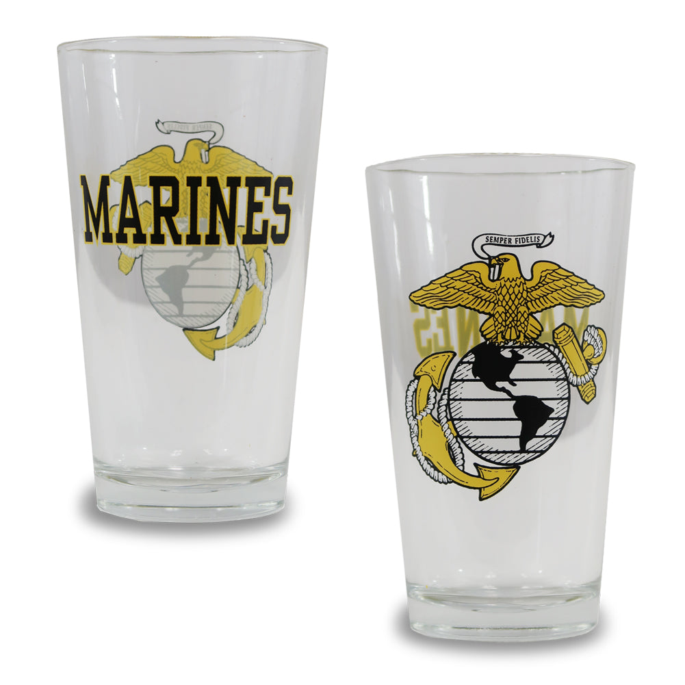 USMC EGA Pint Glass