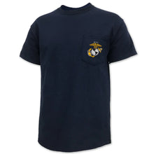 Load image into Gallery viewer, USMC EGA Logo Pocket T-Shirt