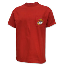 Load image into Gallery viewer, USMC EGA Logo Pocket T-Shirt