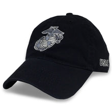 Load image into Gallery viewer, USMC EGA Twill Hat (Black)