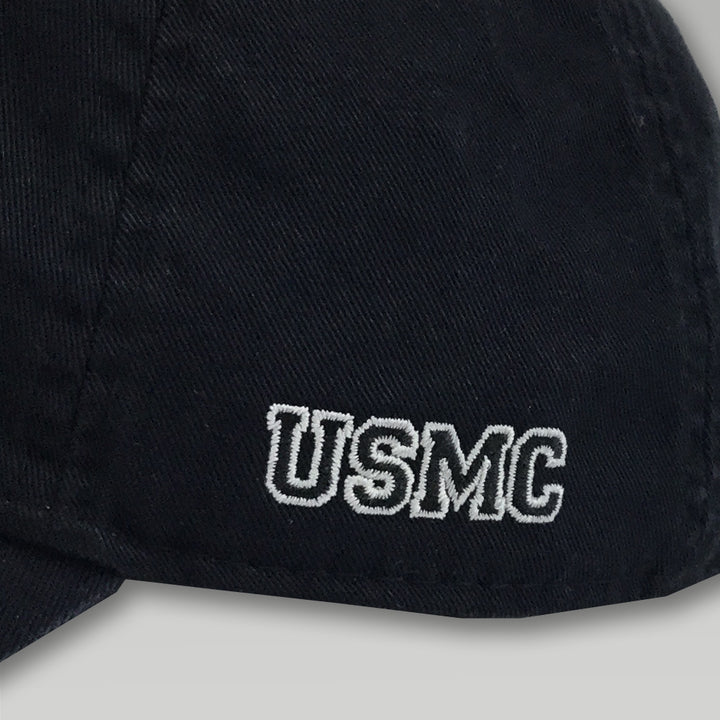 USMC EGA Twill Hat (Black)