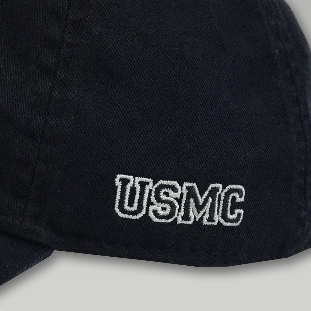 USMC EGA Twill Cap (Black)