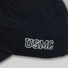 Load image into Gallery viewer, USMC EGA Twill Hat (Black)