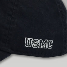 Load image into Gallery viewer, USMC EGA Twill Cap (Black)