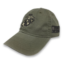 Load image into Gallery viewer, USMC EGA Veteran Twill Hat (Moss)