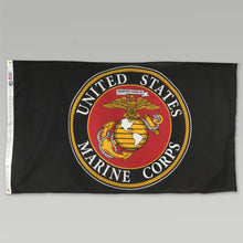 Load image into Gallery viewer, USMC Flag 3X5 (Black)