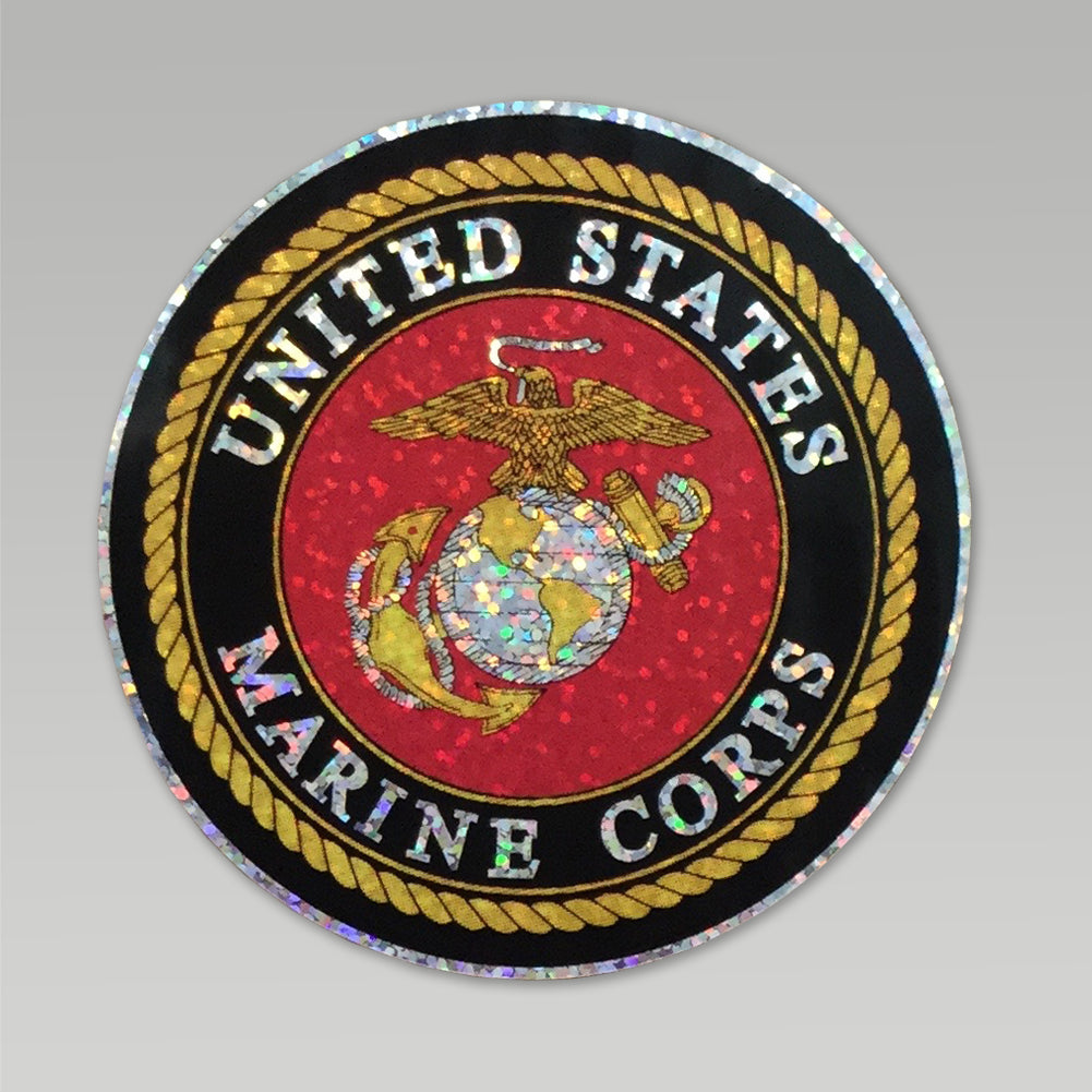 USMC Holographic Logo Decal