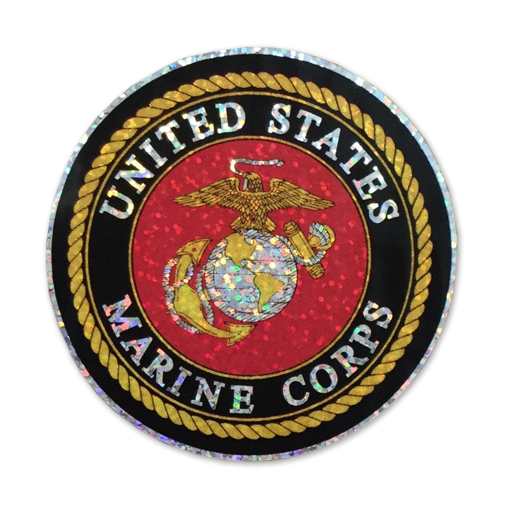 USMC Holographic Logo Decal