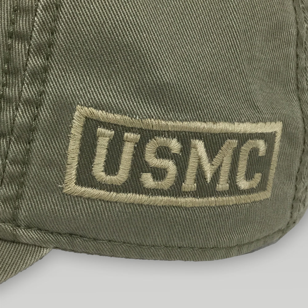 USMC Patch Flag Hat (Moss)