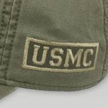 Load image into Gallery viewer, USMC Patch Flag Hat (Moss)