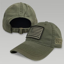 Load image into Gallery viewer, USMC Patch Flag Hat (Moss)