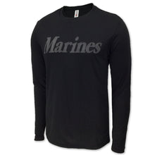 Load image into Gallery viewer, USMC Long Sleeve Performance T (Black)