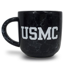 Load image into Gallery viewer, USMC Marbled 17 oz Mug (Black)