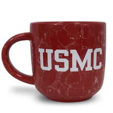 Load image into Gallery viewer, USMC Marbled 17 oz Mug (Red)