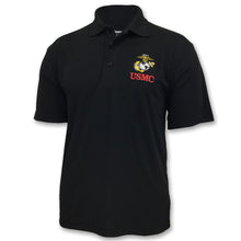 Load image into Gallery viewer, USMC PERFORMANCE POLO (BLACK) 4