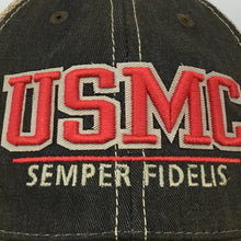 Load image into Gallery viewer, USMC Semper Fidelis Trucker Hat (Black)