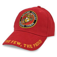 Load image into Gallery viewer, USMC The Few The Proud Hat (Red)