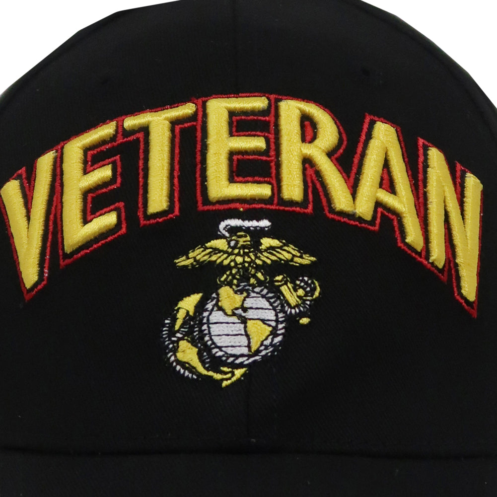 USMC Veteran EGA Hat (Black)