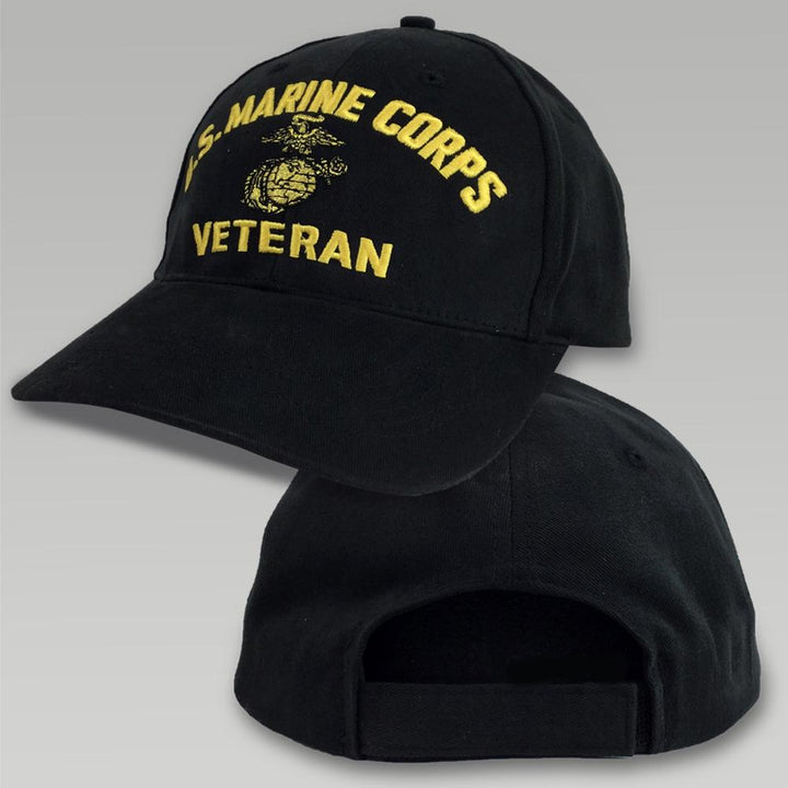 USMC Veteran Hat (Black)