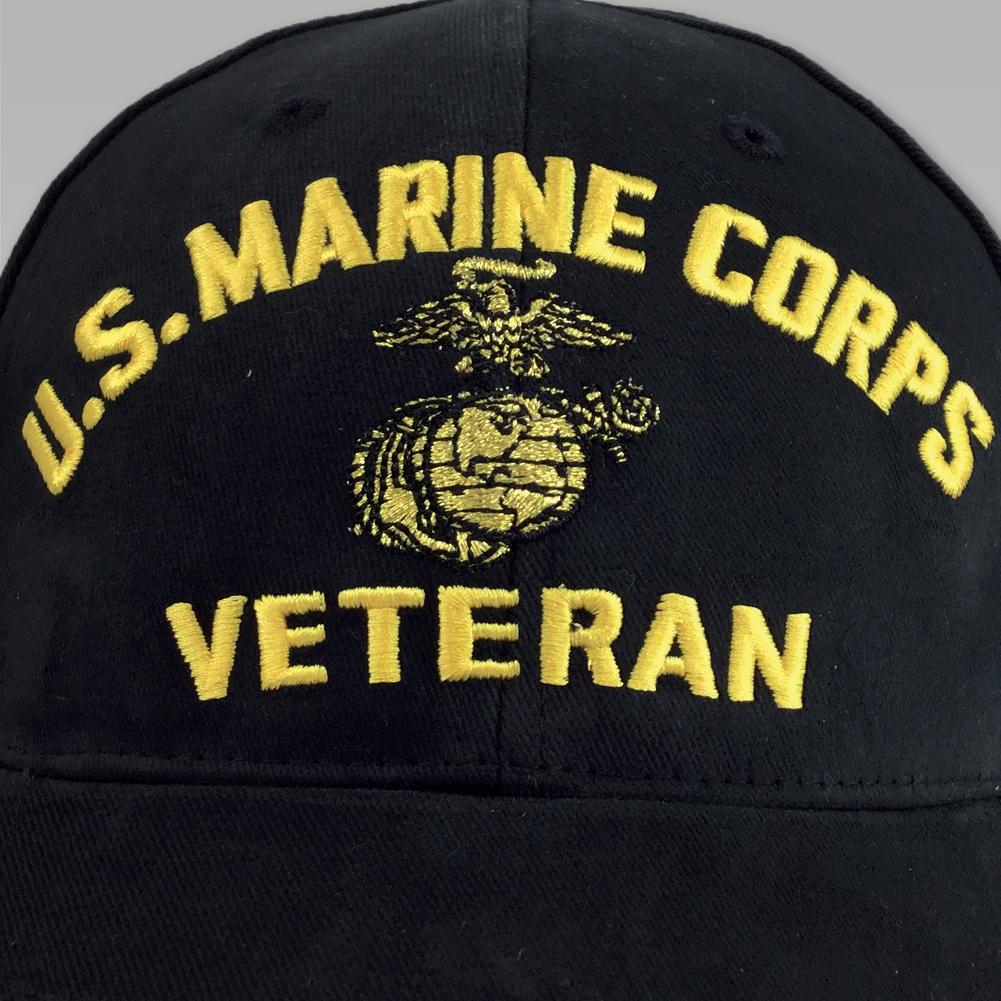 USMC Veteran Hat (Black)