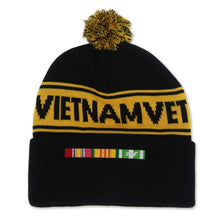 Load image into Gallery viewer, Vietnam Veteran Pom Pom Knit Beanie