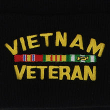 Load image into Gallery viewer, VIETNAM VETERAN WATCH CAP (BLACK)