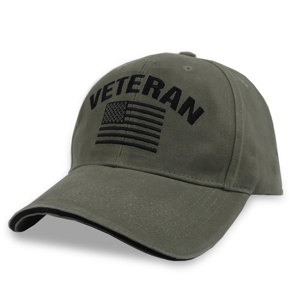 Veteran Flag Hat (OD Green)