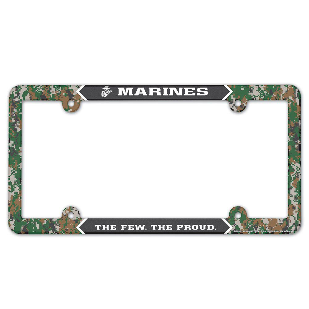 Marines The Few The Proud Digi Camo License Plate Frame