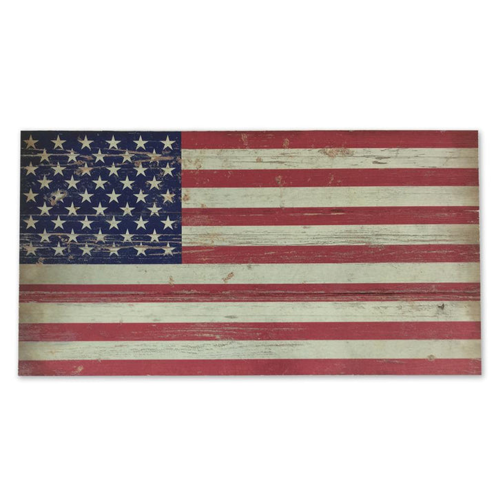 AMERICAN FLAG PLANK WOOD SIGN (10.5 IN X 20 IN) 3